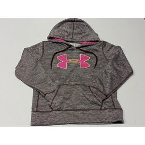 Under Armour Small Purple Comfort Fit Activewear Pullover Hoodie Sweatshirt